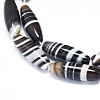 Natural Banded Agate/Striped Agate Beads Strands G-D0005-51B-03-3