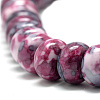 Synthetic Ocean White Jade Beads Strands LS-G-S257-5x10mm-09-3