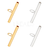 4Pcs 2 Colors 925 Sterling Silver Pin to Pendant Converter STER-BBC0009-17C-7