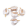 Natural Cultured Freshwater Pearl Pendants PEAR-E013-38-2
