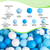 100Pcs Silicone Beads SIL-PA0001-39D-2