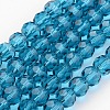 Transparent Glass Bead Strands X-GLAA-G013-6mm-51-1
