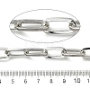 Aluminium Paperclip Chains CHA-F004-04P-2