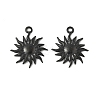 Ion Plating(IP) 304 Stainless Steel Pendants STAS-P322-09B-1