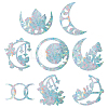 Waterproof PVC Colored Laser Stained Window Film Adhesive Stickers DIY-WH0256-020-1