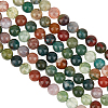 2 Strands Natural Indian Agate Beads Strands G-OC0005-65-1