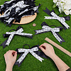 24Pcs 12 Style Polyester Hair Ties OHAR-PH00011-3
