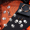 12Pcs 2 Style 201 Stainless Steel Pendants STAS-UN0029-24-4