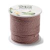 20M Polyester Braided Cord for Jewelry Making OCOR-G015-04A-20-2
