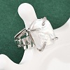 Square Natural Pearl Finger Rings RJEW-K286-09P-2