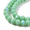 Electroplate Glass Beads Strands EGLA-A034-P4mm-B22-3