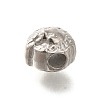 Anti-Tarnish 304 Stainless Steel European Beads STAS-I321-50P-2