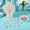 Alloy European Dangle Charms FIND-WH0199-493AS-4