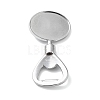 Zinc Alloy Bottle Opener Cabochon Component PALLOY-D312-01P-03-1