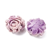 Synthetic Coral Dyed Carved Beads SHEL-D001-01C-2