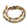 Natural Striped Agate/Banded Agate Beads G-J371-02-4mm-2