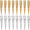 160Pcs 2 Colors Iron Bead Cones IFIN-SC0001-72-1