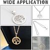 304 Stainless Steel Pendants STAS-UN0011-83P-6
