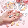 14Pcs 7 Colors Transparent Resin with Paillette Beads RESI-YW0006-12-5
