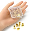 50Pcs Iron Clip-on Earring Settings IFIN-YW0001-99-4