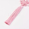 Polyester Tassel Pendant Decorations HJEW-WH0004-A09-2