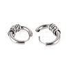 304 Stainless Steel Huggie Hoop Earrings EJEW-JE04192-02-2