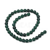Natural Green Onyx Agate Beads Strands G-P001-16-2