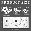 Flower Acrylic Mirror Wall Stickers DIY-WH0449-94-2