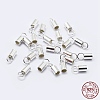 925 Sterling Silver Cord Ends STER-F036-21S-1.5mm-3