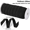 Gold and Silver Sparkle Elastic Side Nylon Ribbon NWIR-O010-01E-2