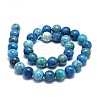 Natural Chrysocolla Beads Strands G-O201A-01D-2
