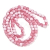 Frosted Crackle Glass Beads Strands GLAA-U001-6mm-M13-3