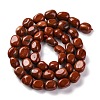 Natural Red Jasper Beads Strands G-G146-A04-01-3