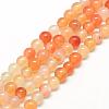 Natural Carnelian Beads Strands G-Q462-10mm-45-1