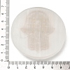Flat Round Natural Selenite Slice Coasters AJEW-C042-01F-3