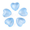 Transparent Spray Painted Glass Beads GLAA-N035-030-C03-1