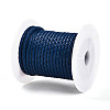 Braided Cowhide Leather Cord NWIR-N005-01E-3mm-2