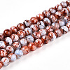 Baking Paint Glass Beads Strands X-DGLA-N003-4mm-A03-1