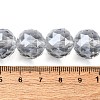 Transparent Electroplate Glass Beads Strands EGLA-N002-34F-F03-2