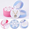 4Pcs 2 Colors Velvet Jewelry Packing Boxes VBOX-CA0001-003-5