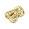 Rack Plating Brass Clear Cubic Zirconia Pendants KK-S378-01G-R-2