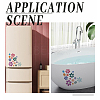 Flower Self-Adhesive Waterproof PVC Stickers DIY-WH0250-69-5