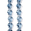 Transparent Glass Enamel Beads Strands GLAA-B021-06I-1