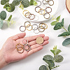 Craftdady 250Pcs 5 Colors Alloy Linking Rings FIND-CD0001-11-7
