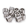 Non-Tarnish 304 Stainless Steel European Beads A-STAS-F250-05P-1