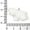 Flocky Opaque Resin Pendants LS-RESI-G105-06C-3