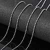 Tarnish Resistant 201 Stainless Steel Ball Chainswith Spool CHS-R008-19-100m-2