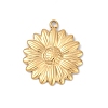 304 Stainless Steel Pendants STAS-C121-44F-G-1