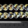 Electroplate Glass Beads Strands EGLA-B008-01A-AB02-5