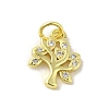 Brass Micro Pave Cubic Zirconia Charms KK-M283-27A-01-1